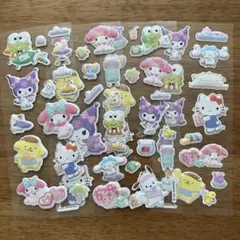 ぷくぷくシール 4シート サンリオ① キティちゃん クロミちゃん マイメロディ
