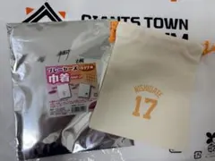 【値下げ】プレーヤーズ巾着ver #17 西舘勇陽①読売ジャイアンツ