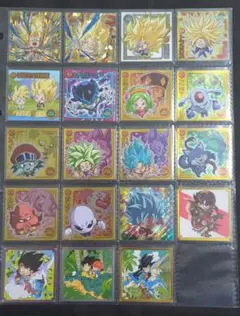ドラゴンボール 超戦士シールウエハースZ　W18　開封済み　19枚