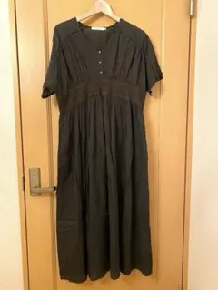 AMERICAN HOLIC ブラック 半袖 ロングワンピース M