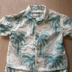 ZARA パームツリー柄 シャツ 2歳用
