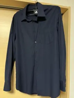 値下！UNIQLO ネイビー スリムフィットシャツ M