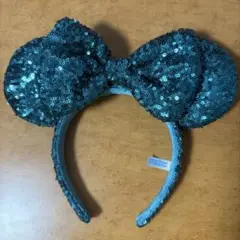 ディズニー カチューシャ スパンコール 緑
