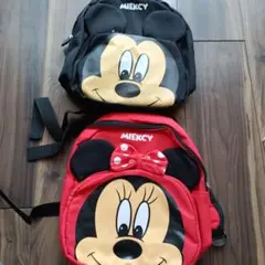 MIEKCY ミッキー・ミニー ナップザック　２点セット