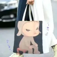 奈良美智 キャンパストートバッグ エコバッグ
