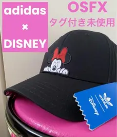 タグ付き未使用★ adidas×DISNEY ミニーキャップ 水玉 アディダス