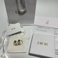 DIOR パール ゴールド ピアス