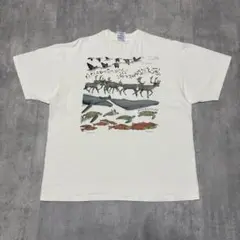 90s Hanes USA製 DianaDeeTyler Tシャツ　アニマル