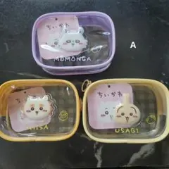 ちいかわぷっくりクリアミニポーチ　A