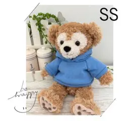 パーカー ヒヤシンスブルー☆ダッフィーSS シェリーメイSS☆ハンドメイド 洋服