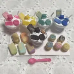 ♡ミニチュアカラフルスイーツセットNo.40
