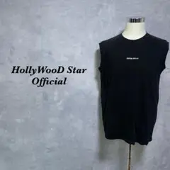 希少XL✨ハリウッドスターオフィシャル タンクトップ ロゴ ブラック 4393