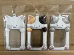 アニマル トレカケース フォトカードホルダー ねこ 3点セット①