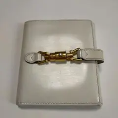 グッチ GUCCI 二つ折り財布 白