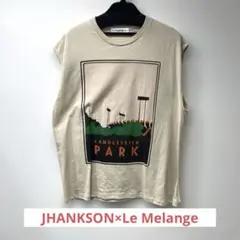 JHANKSON×Le Melange Tシャツ　ベージュ