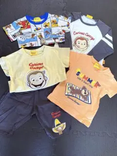おさるのジョージ/まとめ売り/90サイズ/夏用ベビー服セット