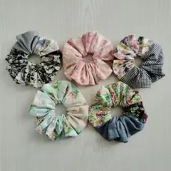 シュシュ　5点セット★　ハンドメイド