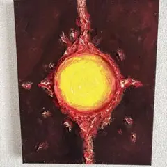 抽象画 火継ぎ