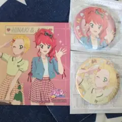 アイカツ 缶バッジ 新条ひなき 紅林珠璃