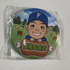 齋藤友貴哉　ファイターズガチャ　肉祭りver 缶バッジ