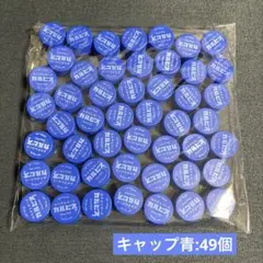 ペットボトルキャップ青49個