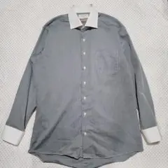 オリヒカ ワイシャツ 長袖 グレー L