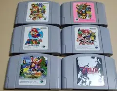 ニンテンドー64 カセット 6本セット !!!