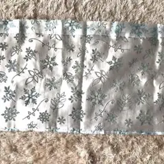 スリーコインズ カフェカーテン 1枚 ブルー