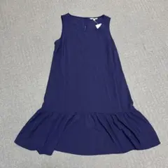 【新品未使用】UNIQLO ノースリーブ ワンピース ブルー