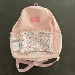 ★新品★ リュックサック　カバン　子供　キッズ　ピンク　花柄　遠足　通園　旅行