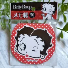ベティちゃん　ダイカットメモ帳　50枚イラスト付き　新品未使用品