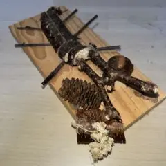 クワガタ 木 自由研究 木工 置物 工作 夏休み