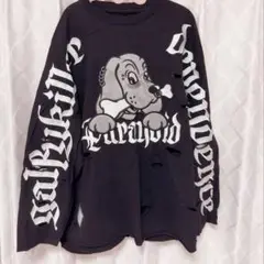 ガルフィー 病みに染まりしロンT BLACK