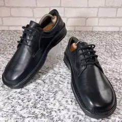 美品 ströber ストロバー レザーシューズ プレーントゥ 外羽根 26.5