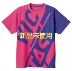 新品未使用　ブロック ロゴ ティーVICTAS 2XL ピンク　卓球Tシャツ