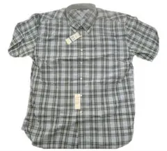【新品未使用】TOMMY HILFIGER 半袖チェックシャツ XL