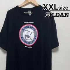 USA古着　GILDAN　Tシャツ　XXL　ブラック　バスケットボール　NABC
