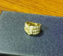 ダイヤモンド18KGOLDリング 保証書付き