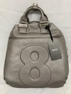 75 ムータ muta 8 リュック PUレザー グレー S