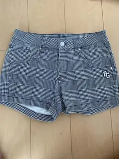PEARLY GATES チェック柄ショートパンツ サイズ0