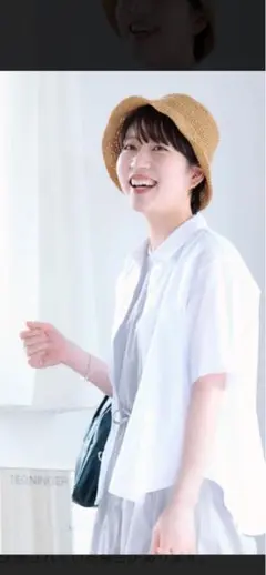 新品未使用❤️涼感レギュラーカラー半袖シャツ　白2025