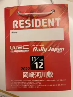 11/12(土)ラリージャパンSS13-14岡崎乙川河川敷チケット