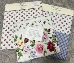 ローラアシュレー掛け布団カバー　ボックスシーツ　枕カバー　シングルサイズ