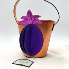 20年代新作・美品✨グッチ パイナップル パーティバッグ バケツ型 保存袋付き