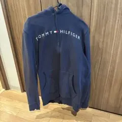 TOMMY HILFIGER ネイビー パーカー L