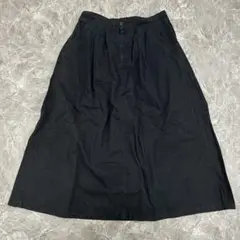 D.M.G（F）トレンチスカート＊ロングフレアスカート＊ウエストゴム＊綿100＊