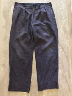 ISSEY MIYAKE イッセイミヤケ　3 スラックス　リネンパンツ　パープル
