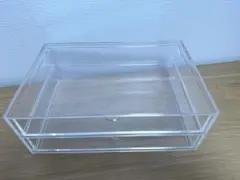 無印良品　アクリル 2段引き出し収納ボックス