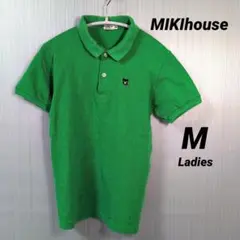 MIKIhouse✨ミキハウスDOUBLE.B グリーンポロシャツMLadies