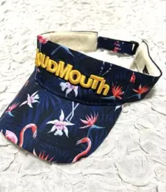 【美品】ラウドマウス　総柄サンバイザー